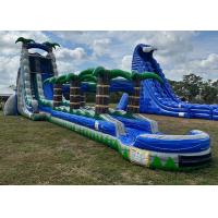China Big Kid Inflatable Water Slides Outdoor Game PVC Giant Double Water Slide Inflatable for sale