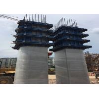 China Reusable Column Oval Type Pier Cap Formwork , Concrete Column Formwork factory