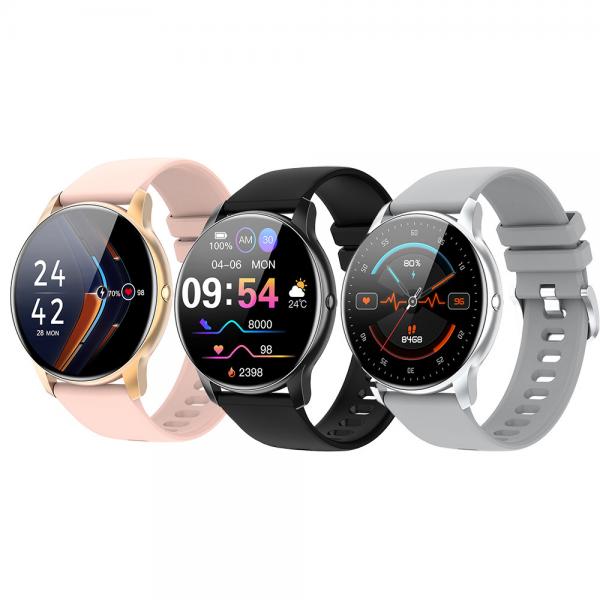 Quality 1.3 Inch 390x390px AMOLED Smart Watch Round Shape BT Voice Call LA18 for sale