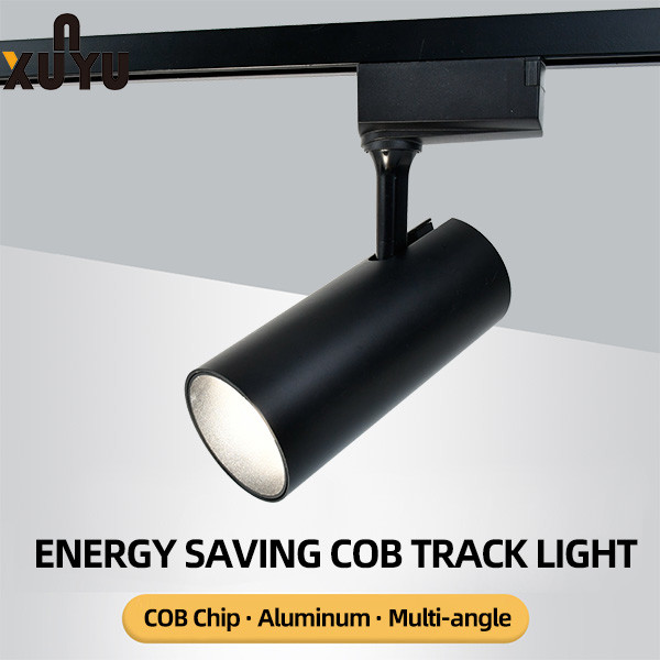 Quality 3000K / 4000K / 5000K LED Track Spotlight COB Surface Mounted Track Lighting for sale