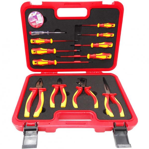 Quality 1000V Vde Screwdriver And Plier Set Insulated Hand Combination Pliers Cutting Tool for sale