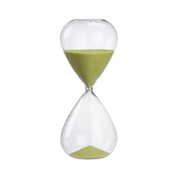 Quality 15 30 60 Minutes Glass Hourglass Sand Timer Size Customized for sale
