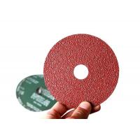 Quality 100mm Aluminum Oxide Resin Fiber Sanding Discs For Angle Grinder Start from Grit 24 for sale