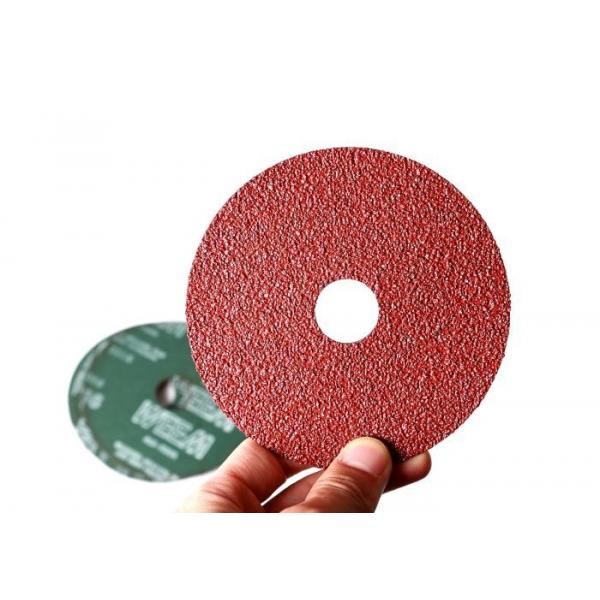 Quality 100mm Aluminum Oxide Resin Fiber Sanding Discs For Angle Grinder Start from Grit 24 for sale