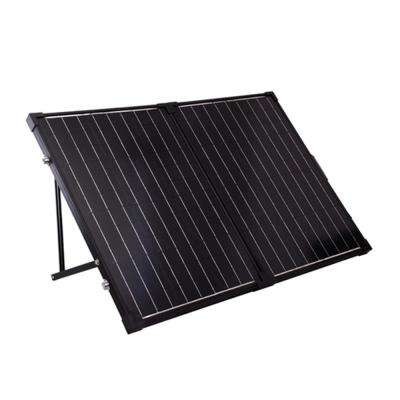 China 120 Watt Black Solar PV Panels / Foldable Solar Panel With Metal Handle factory