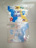 China Clear Transparent PVC Plastic Bag For Swimwear / Frosted EVA Wet Bikini Bag factory