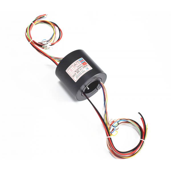 Quality Hybrid Industrial Slip Ring Transmit Power / Signal High Insulation Resistant for sale