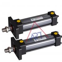 Quality Hydraulic Pressure Four Tie Rod Cylinder With Check And Vent Valve Internal Bore for sale