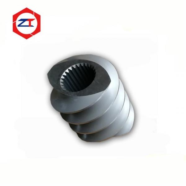 Quality Eco Friendly SKD61 Extruder Screw , Twin Screw Extrusion Machine Parts High Mechanical Behavior for sale