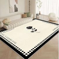 China Fragrance Rectangle Living Room Floor Rugs Cashmere-Like Acrylic Yarns With Special Style factory