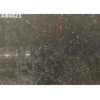 China Polished / Honed Black Quartz Kitchen Countertops High Resistant To Scratch factory