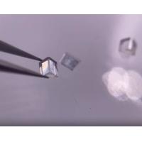 China Colorless mono CVD Lab Grown Diamonds Single Crystal Optical Prism 2x2x1mm factory
