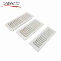 China White Plastic Air Vents Air Conditioning Outlet Wall Air Grid 4 X 12 Floor Register factory