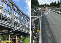 China Single Span Prefabricated Vehicle Bridges Steel Structure Overcrossing Highway factory