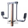China outdoor fitness equipment park wood outdoor leg stretcher factory