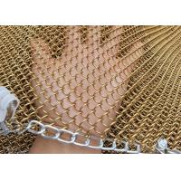 Quality High Strength 1.2mm Metal Coil Drapery Curtain For Room Dividers for sale