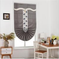 China European style high-end grey Roman blinds bracket modern simple Customized  living room dining room solid color factory