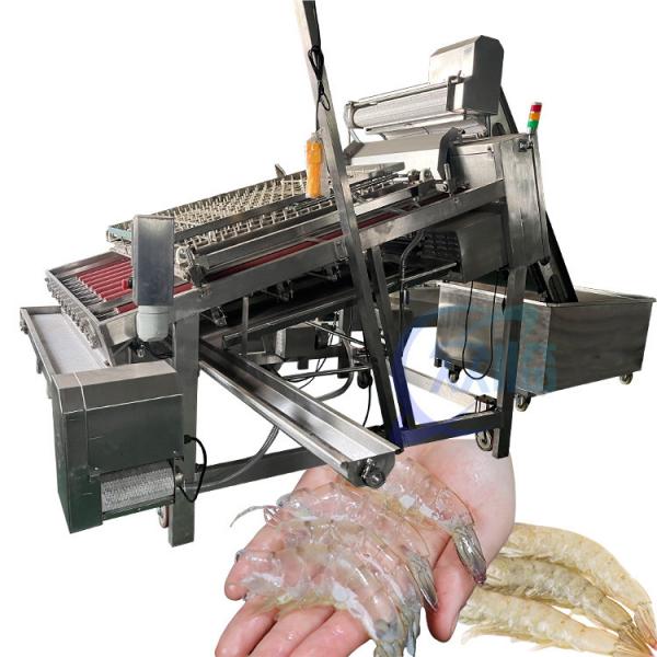 Quality Stable 3.19KW Shrimp Deveiner Machine , Practical Prawn Shelling Machine for sale