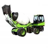 China Multifunctional 3.5 M3 Self Loading Concrete Mixer Vehicle / Cement Mixer Truck factory