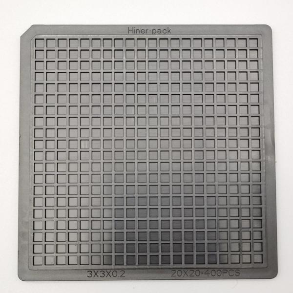 Quality ROHS Stable Flatness PC Waffle Pack Chip Trays For Die for sale