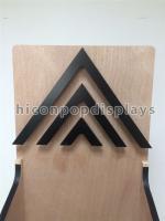 China Snowboard Longboard Retail Store Fixtures Wooden Skateboard Display Stand factory
