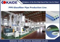 China 75-125mm PPR Pipe Production line / 3 Layer PPR Glassfiber Pipe Making Machine factory