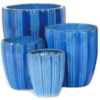 China Outdoor Ceramic Terracotta Pots Planters GW8861 Set 4 for sale