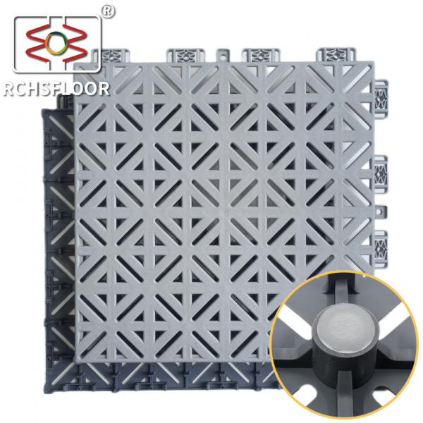 Quality Polypropylene Basketball Court Tiles 1.61cm Thickness Sports Flooring Tiles for sale