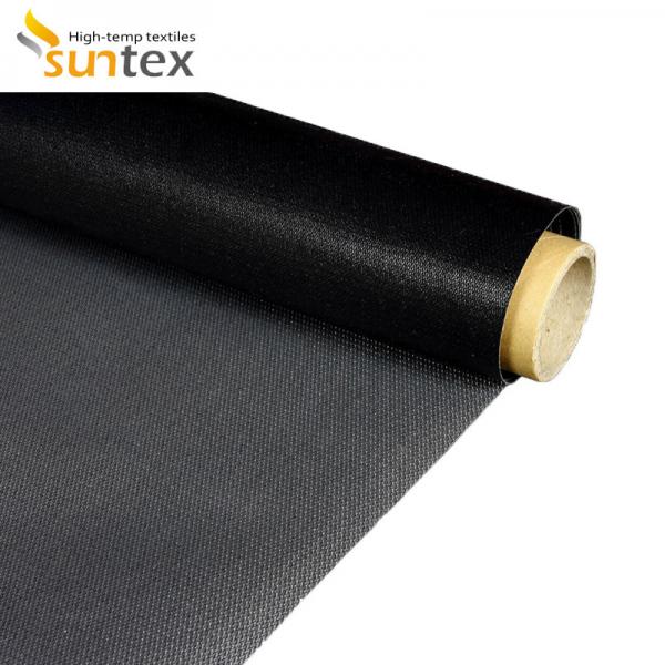 Quality 0.42mm High Temperature Resistance Lightweight Fiberglass Cloth PTFE Coated for sale