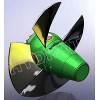 Quality Adjustable Blades Bulb Tubular Hydro Turbine / Water turbine for Low Heads 2m - 20m for sale