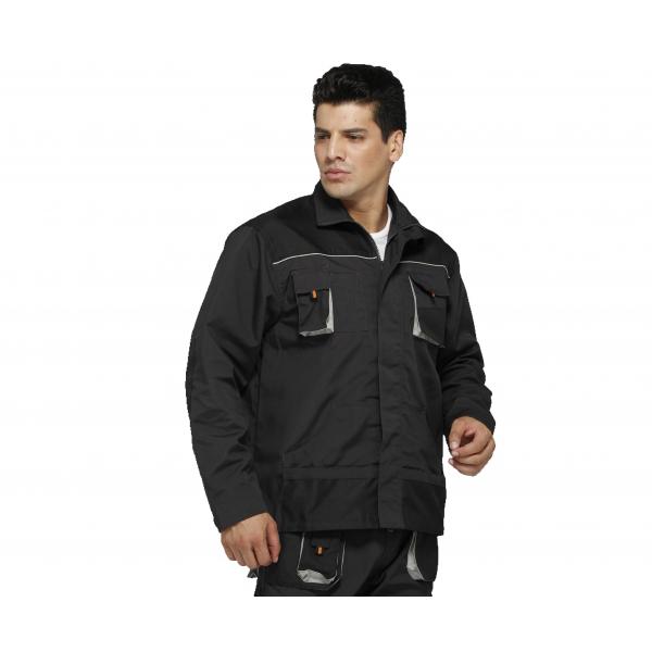 Quality Classic Canvas Workwear Jacket / Mens Work Jackets With Double Stitching for sale