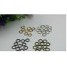 China New arrival handbag 6 mm nickel metal round wire iron buckles wholesales factory