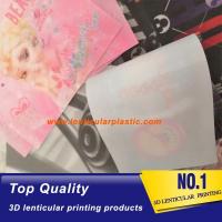 China Custom designs label logo 3d lenticular heat transfer fabric soft 3d lenticular patches clothing fabrics for garments factory