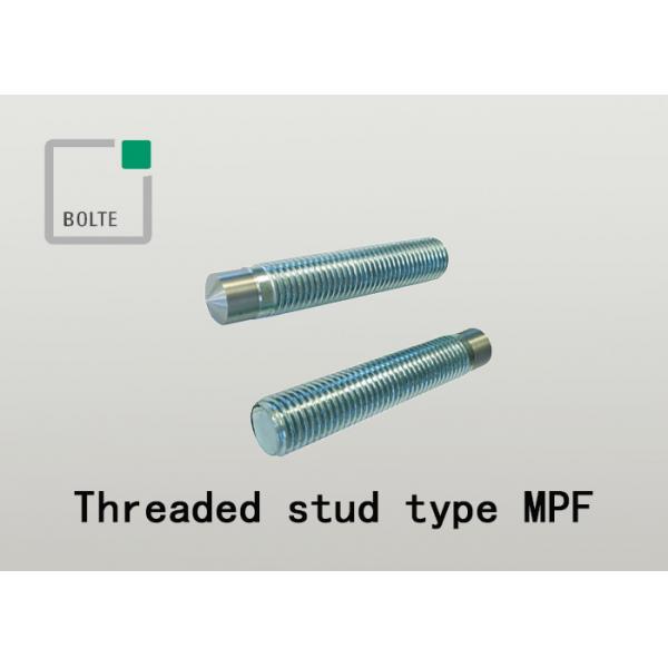 Quality Threaded Stud Type MPF Stainless Steel Weld Studs For Drawn Arc Stud Welding for sale