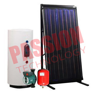 China High Performance Split Solar Water Heater Flat Plate For Heating Black Chrome factory