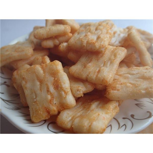 Quality Vegetable Oil Fried Rice Crackers Weight 7.5kg Rice Cracker Snack for sale