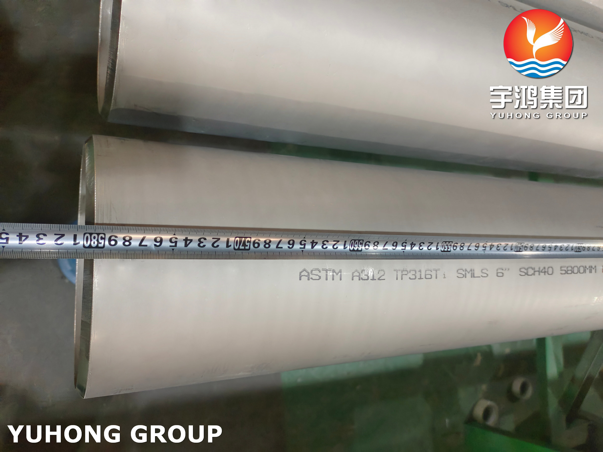 China Stainless Steel Seamless Pipe ASTM A511 TP316 316L 1.4404 Pickled Annealed ABS Certification factory
