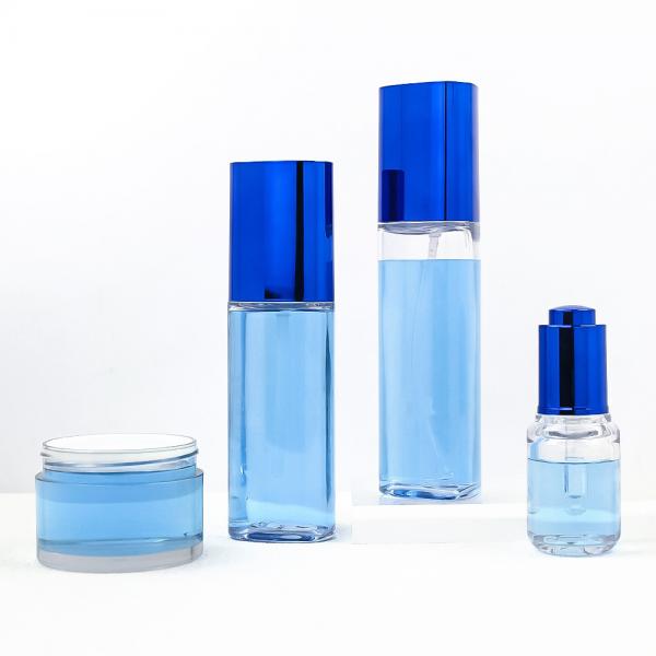 Quality Luxury Round Plastic Cosmetic Bottles 30ml 100ml 120ml 150ml for sale