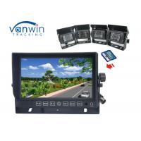 China 9 Inch All In One DVR car tft monitor , car tft lcd monitor with 4ch cameras recording factory