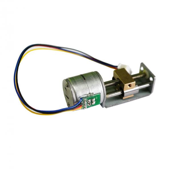 Quality Step Angle 18° Copper Slider Linear Stepper Motor Dia 20mm With 1kg Thrust for Camera、Optical instruments、Lenses for sale
