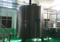 Buy cheap Easy Clean Stainless Steel Liquid Storage Tanks Jacketed Type For Milk from wholesalers