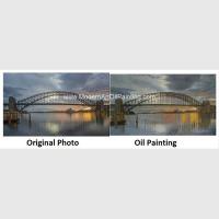 China Landscape Oil Portraits From Photo, Custom Hand Painted Sydney Opera Painting factory