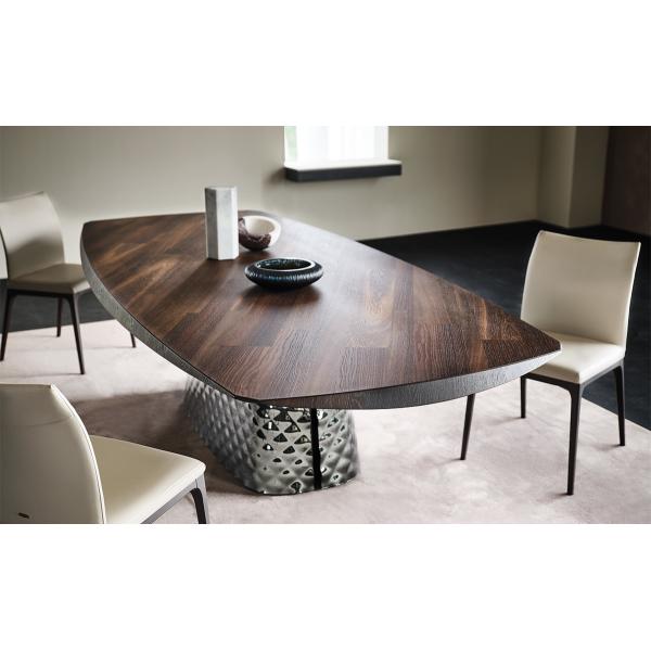 Quality Opulent Essence Industrial Wood Dining Tables 1280mm Width Luxury for sale