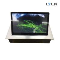 Quality Anti - Glare Function Flip Up Monitor , Motorised Conference Room Monitor, Face for sale