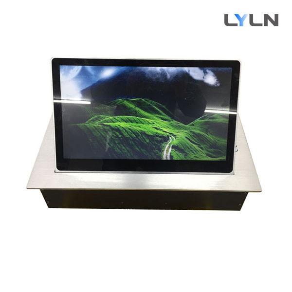 Quality Anti - Glare Function Flip Up Monitor , Motorised Conference Room Monitor, Face-up design. for sale