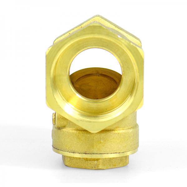 Quality DN32 DN15 Metal Connector Brass Horizontal Non Return Swing Check Valve for sale