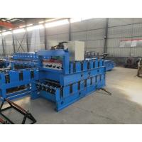 Quality Trapezoid 760mm 5 Ribs PLC Roof Tile Roll Forming Machine for sale