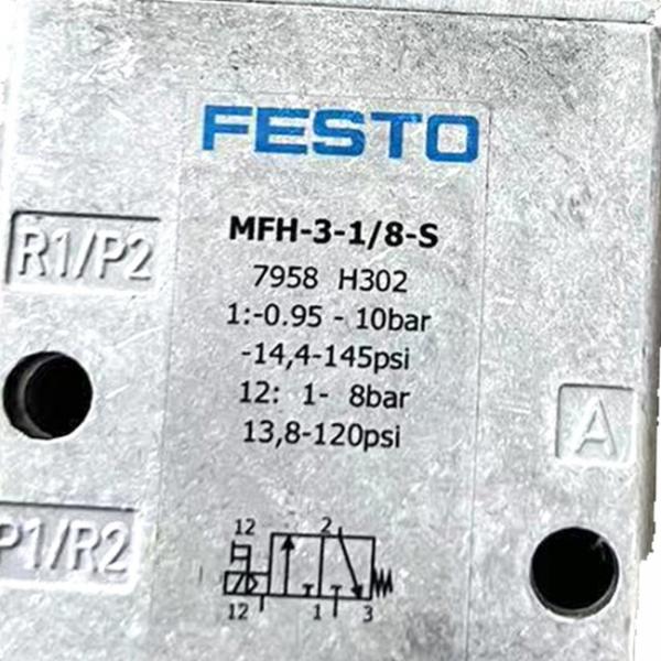 Quality Type 7958 Festo Solenoid Valve MFH-3-1/8S Series 0692 Offset Printing Parts for sale
