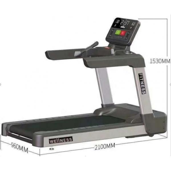 Quality 6.0HP Steel Home Treadmill Gym Equipment Loading 200kg for sale