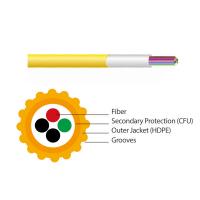 China Yellow Jacket AIR BLOWN FIBRE UNIT FU-4G657A1 for indoor FTTH application factory